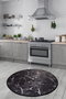 Conceptum Alfombra Marble - Black 200 cm Multicolor